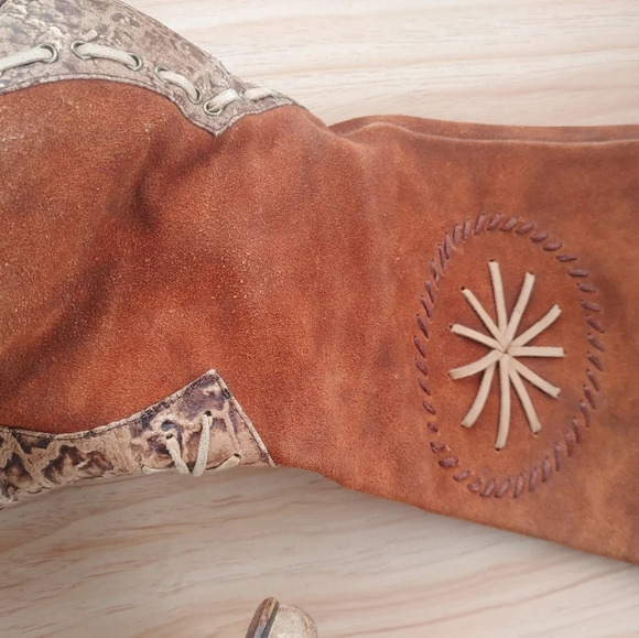 Pelle Moda Womens Heeled Boots Size 8.5 - Picture 4 of 14